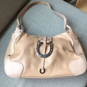 Etienne Aigner cream shoulder bag